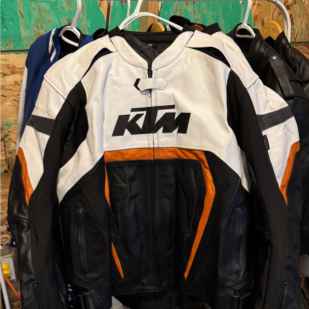 KTM Motocycle riding jacket with protection